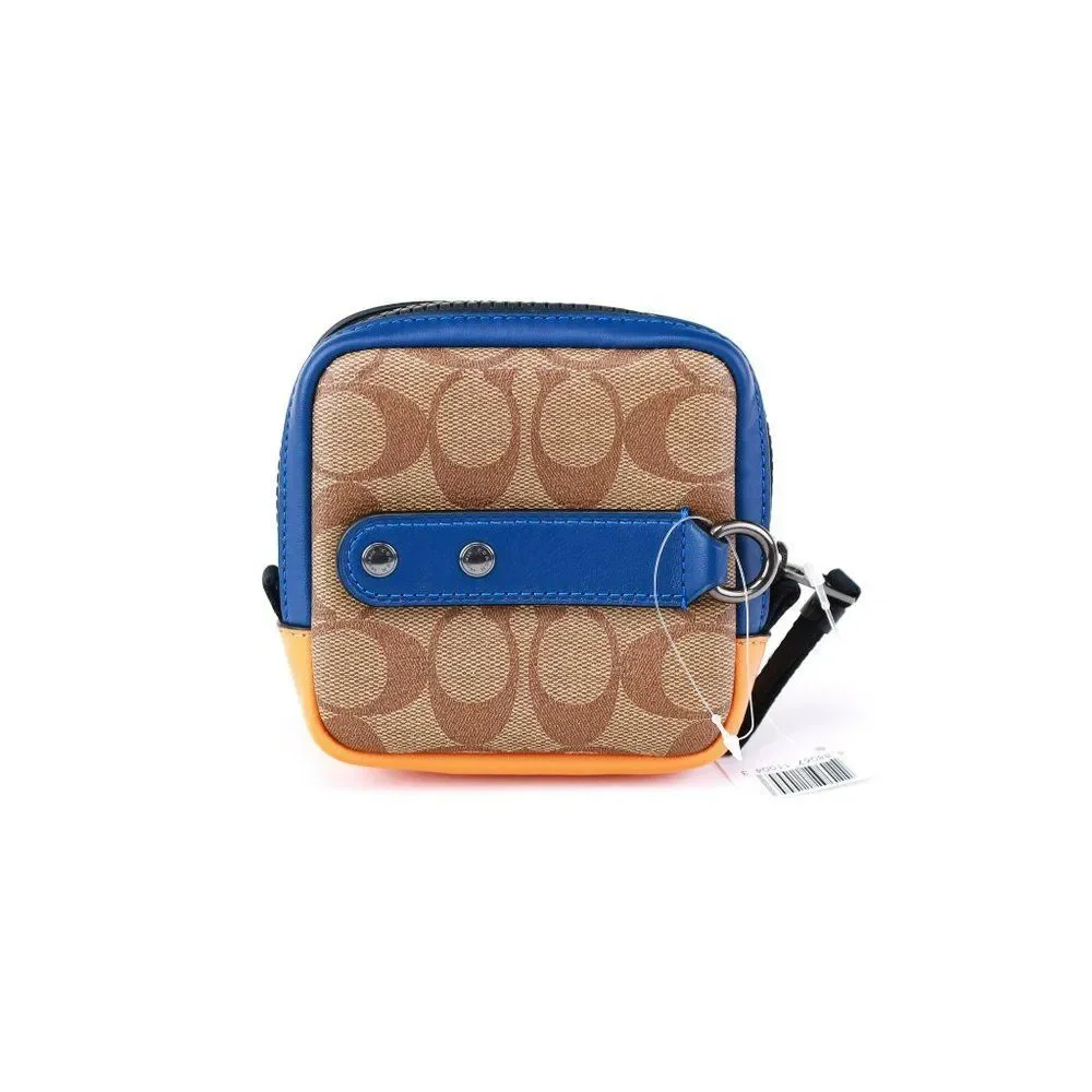 NEW Coach Signature PATCH Square Orangizer Card Pouch - Picture 5 of 7